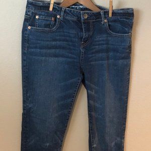 Aeropostale Women's Bayla Skinny Crop Jeans